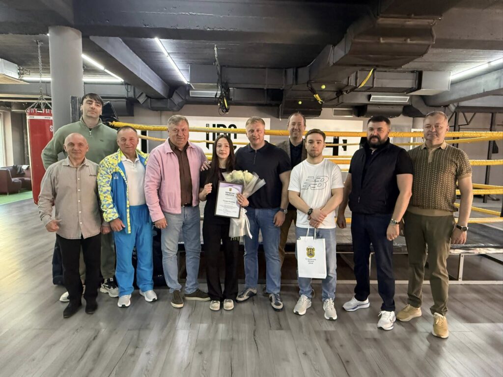 Тернопільська боксерка Тетяна Якимець прийнята на урочистому вечорі у Стрию