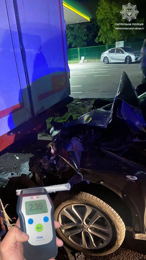 Тернопільський гріх: п'яний водій створив хаос на дорозі, перевищивши норму майже у 12 разів