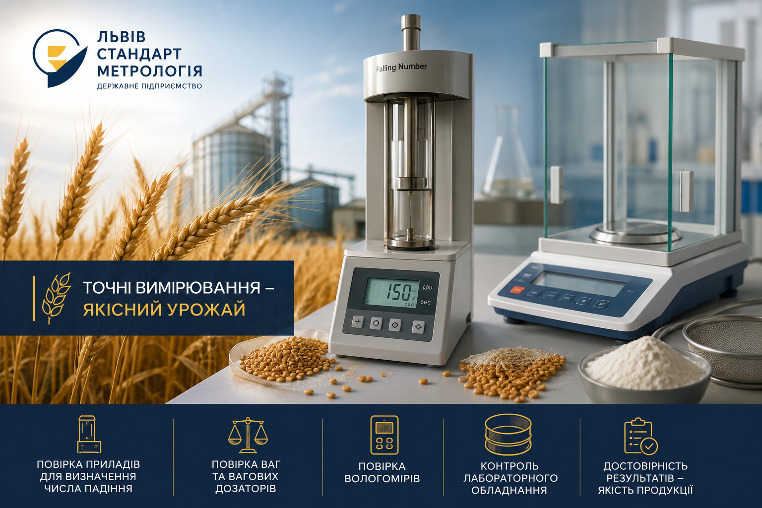 Точність в агровиробництві з "Львівстандартметрологією": надійні вимірювання для ефективного господарювання.