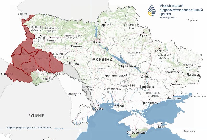 Прикарпатські ріки висихають: регіон оголошено зоною надзвичайної гідрологічної небезпеки