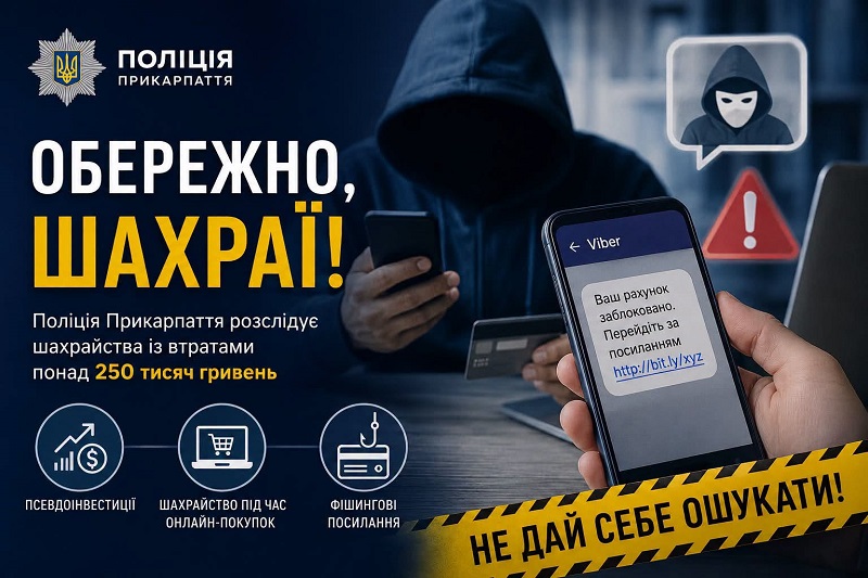 Франківська трагедія: мешканці області втратили понад 150 тисяч гривень через шахрайство