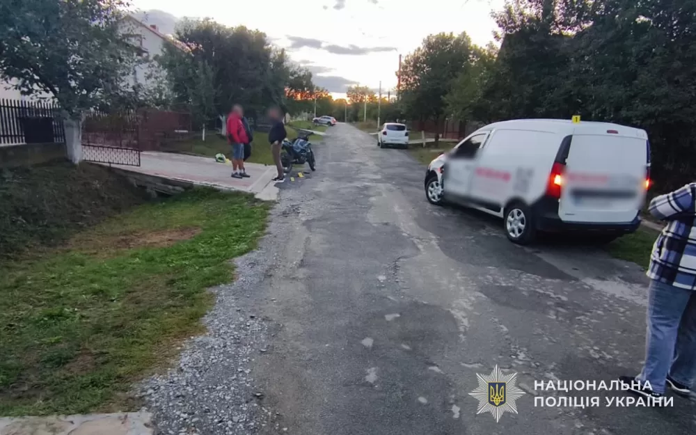 Смертельний зіткнення на Тернопільщині: підліток на мотоциклі промчав у машину